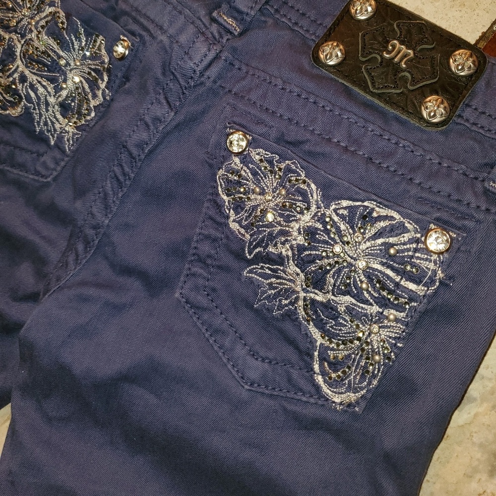 Cobalt blue miss me jeans